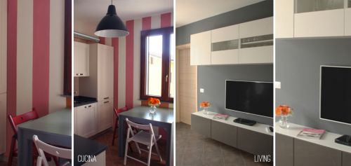 Archisio - Rifo - Progetto Cucina e living con brio