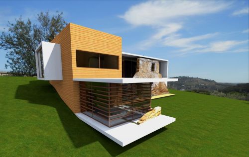 Archisio - Javier Reyes Batista - Progetto Angle houseCasa spigolo