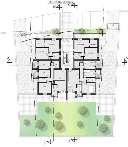 Archisio - Fortunarchitetti - Progetto Palazzina plurifamiliare nepi