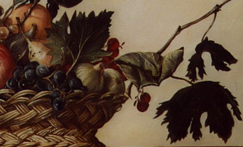 Archisio - Erica De Rosa - Progetto cesto di frutta copia da caravaggio