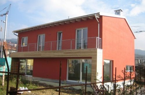 Archisio - Bclegno - Progetto Casa struttura a telaio in legno lamellare