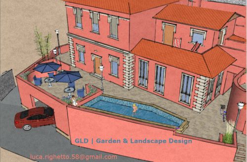 Archisio - Luca Righetto - Progetto Progettazione giardini Lazzurra lontananza