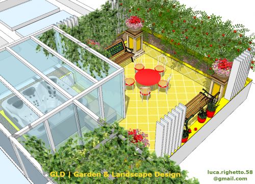 Archisio - Luca Righetto - Progetto Progettazione terrazze varese busto arsizio Terrazza-solarium su palazzina in costruzione