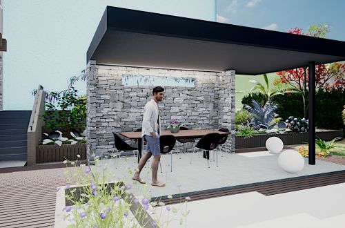 Archisio - Ostuni Giuseppe Pietro - Progetto Angolo nel giardino