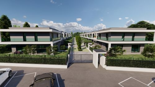 Archisio - Render Real - Progetto Rendering esterni di un complesso residenziale