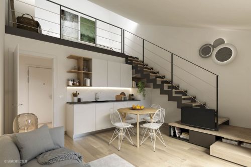 Archisio - Sf Architects - Progetto Duplex selvanesco 77 milan