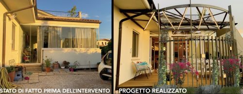 Archisio - Adele Di Mattia - Progetto Un patio contemporaneo allaperto