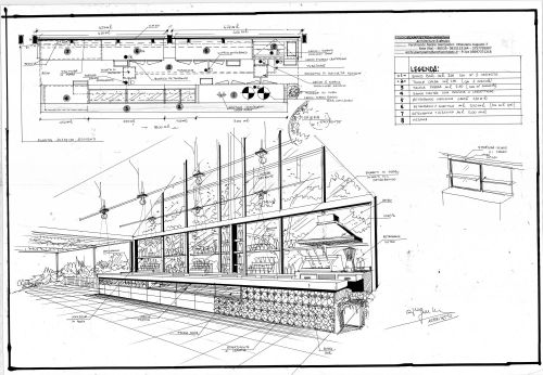 Archisio - Ferdinando Natale Giampietro - Progetto Progetto di un locale con banco -bar