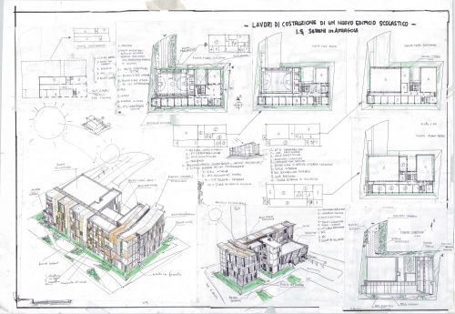 Archisio - Ferdinando Natale Giampietro - Progetto Progetto nuovo edificio scolastico