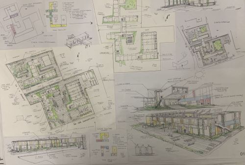 Archisio - Ferdinando Natale Giampietro - Progetto Edificio scolastico scuola primaria e secondaria di i grado