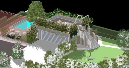 Archisio - Luca Righetto - Progetto Progettazione giardini varese busto arsizio Cottage garden elegante