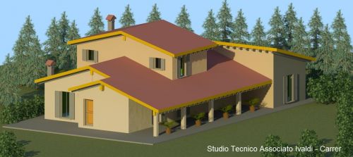 Archisio - Studio Tecnico Associato Ivaldi Carrer - Progetto Villetta unifamiliare zona acqui terme