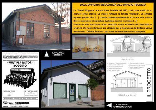 Archisio - Paolo Ceridono - Progetto Da officina meccanica ad ufficio