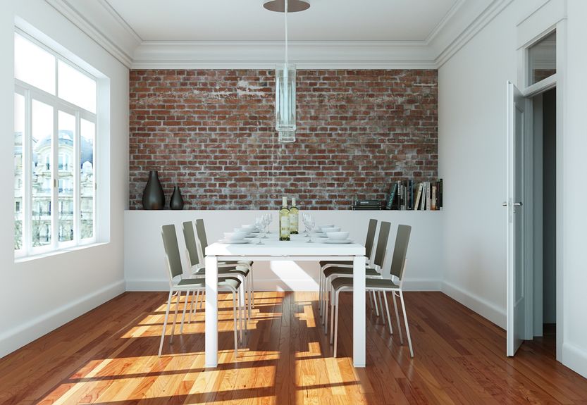 Sala da pranzo contemporanea e di stile