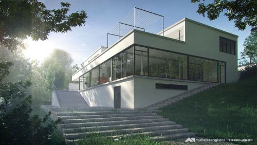 Archisio - Michele Corigliano - Progetto Villa tugendhat