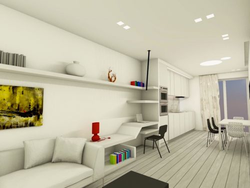 Archisio - Rdstudioarchitettura - Daniele Russo - Progetto Casa m Progetto per la ristruttura Di un piccolo appartamento