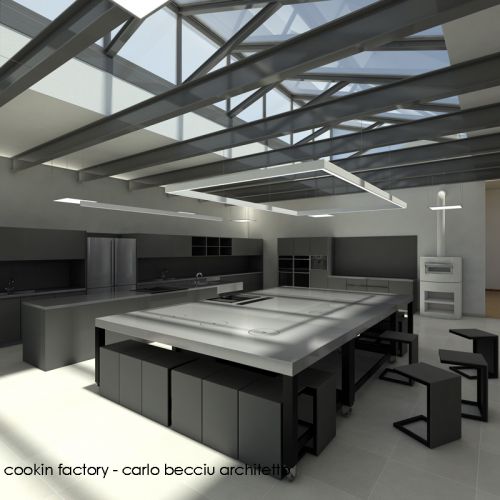 Archisio - Carlo Becciu - Progetto Scuola di cucina cookinfactory