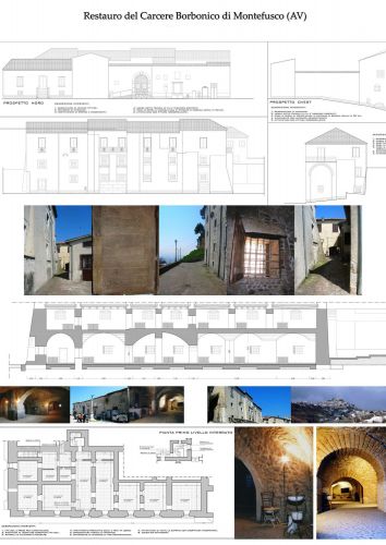 Archisio - Leopoldo Esposito Architetto - Progetto Restauro del carcere borbonico di montefusco av