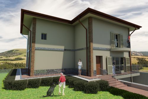 Archisio - Jose Eduardo Nunez Ypenza - Progetto Realizzazione villa unifamiliare - rendering