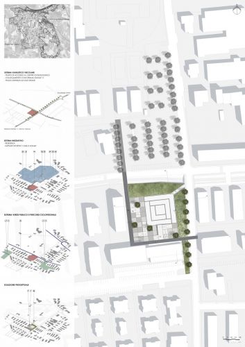 Archisio - Studio Di Architettura Iattoni - Progetto Concorso di idee per la riqualificazione di piazza del grano comune di bussolengo