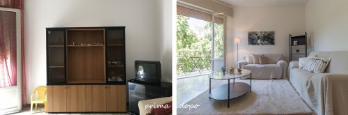 Archisio - Alessandro Giardini - Progetto Home staging a forliCome rendere moderno e attualeUn appartamento anni 60