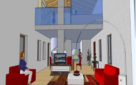 Archisio - Studio Tecnico Engineering Arch Carbone - Progetto Progetto rendering realizzazione loft