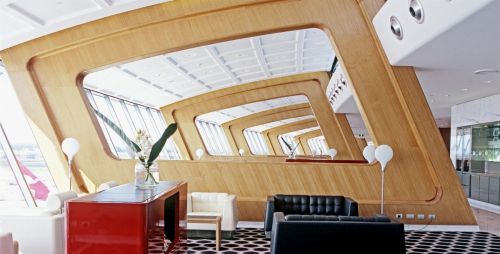 Archisio - Furrer - Progetto Sydney airport qantas first lounge