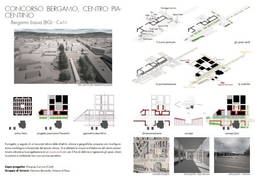 Archisio - Gennaro Bernardo - Progetto Concorso bergamo centro piacentino