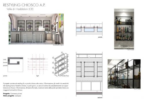 Archisio - Gennaro Bernardo - Progetto Restyling chiosco ap