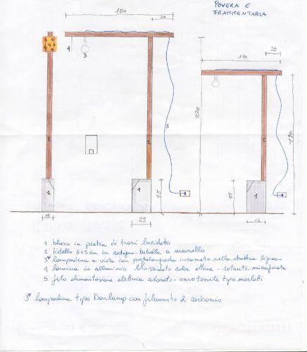 Archisio - Marco Mazzella - Progetto Design lampada