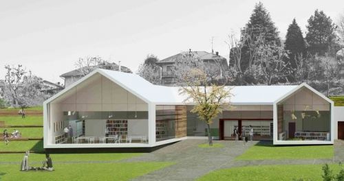 Archisio - Adsg - Progetto Nuova biblioteca comunale