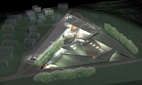 Archisio - Ruggero Lenci - Progetto Concorso per la nuova agora del comune di fonte nuova