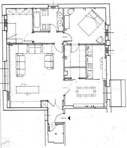 Archisio - Cofra Architettura Design Innovazione - Progetto Ridistribuzione degli spazi interni di un appartamento
