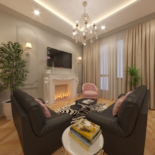 Archisio - Juldis Kassenali Design - Progetto Living room - private apartment milan