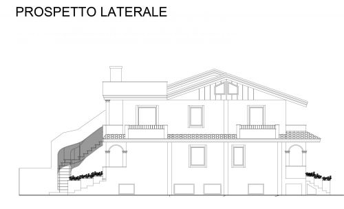 Archisio - Claudia Porcu - Progetto Villa progettazione scala estena