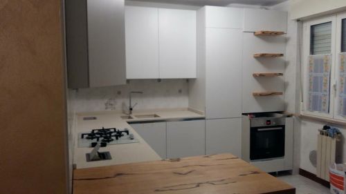 Archisio - Mhid Maiocchi House Interior Designer - Progetto Cucina laccato opaco