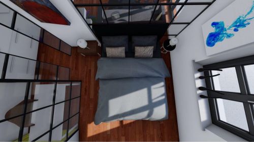 Archisio - Luca Gheghi - Progetto Progetto e realizzazione piccolo appartamento di un amico viaggiatore