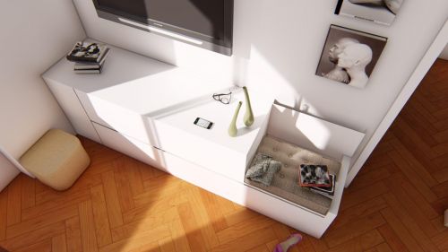 Archisio - Luca Gheghi - Progetto Mobile camera da letto