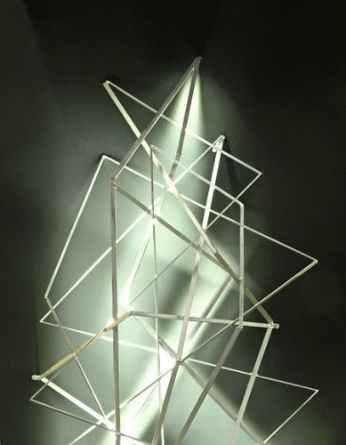 Archisio - Walter Bonanno Lighting Designer - Progetto Shangai - scultura luminosa parete