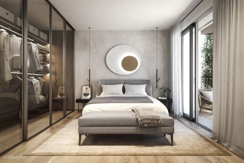 Archisio - Sf Architects - Progetto Master bedroom giannone 2 milan