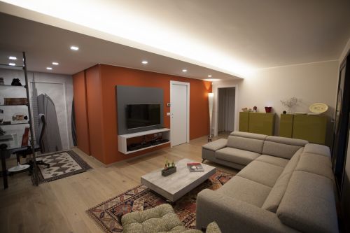 Archisio - Fiorella Balzarotti - Progetto Interior design appartamento nuova costruzione