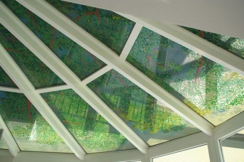 Archisio - Marilena Pilla - Progetto Soffitto decorato su vetro