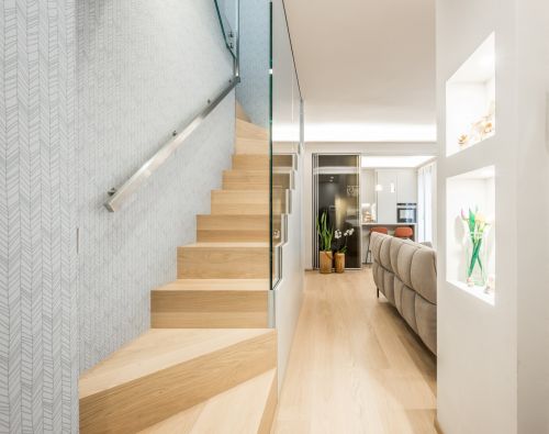 Archisio - Studio Micaela Mazzoni - Progetto Progetto di ristrutturazione appartamento su due livelli con terrazzo panoramico