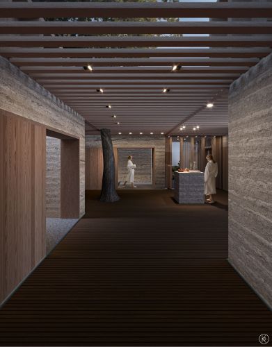 Archisio - Mathias Kirchmayr - Blikk Studio - Progetto Hotel adler - sauna