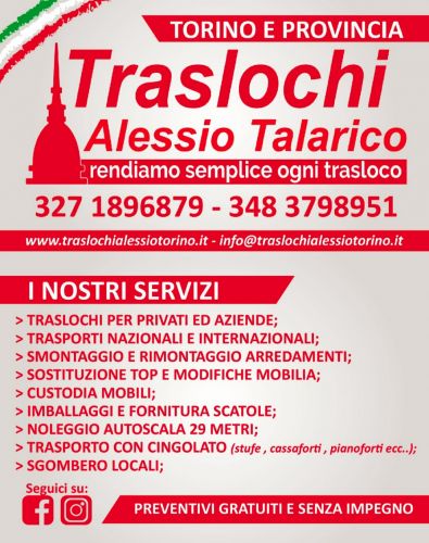 Archisio - Impresa Alessio Talarico - Traslochi - Torino TO
